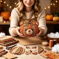 thumbnail image 6 of DIY Animal Pumpkin Sewing Kit, Handmade Fall Craft Set for Adults and Beginners, Halloween Thanksgiving Tabletop Home Decoration (Beer), 6 of 6