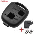 thumbnail image 1 of Apktnka Car Remote Key Shell Pad Switches Case For Toyota Rav4 Prado Corolla Land Cruiser Previa Celica 2 Rubber Button Repair, 1 of 1