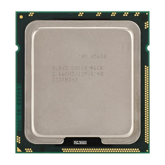 Pour Intel Xeon X5650 Six Core 12 Threads 2,66 GHz 12 Mo de cache LGA1366 CPU Version officielle