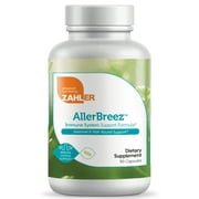 Zahler AllerBreez, Helps Reduce Seasonal Discomfort and Histamine Control Supplement, 90 Capsules