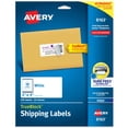 thumbnail image 1 of Avery Shipping Labels with TrueBlock Technology for Inkjet Printers, 2" x 4", White, Rectangle, 250 Labels, Permanent (8163) Made in Canada, 1 of 8