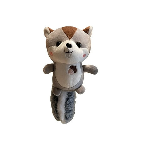 

Squirrel Stuffed Doll Schoolbag Accessories Pendant Plush Cartoon Ornament