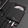 thumbnail image 2 of External DVD CD RW Optical Drive Portable DVD Burner with USB3.0 SD TF Card Slots CD Player Writer, 2 of 5