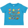 thumbnail image 3 of Inktastic Happy Thanksgiving Fall Leaves in Autumn Colors Boys or Girls Toddler T-Shirt, 3 of 5