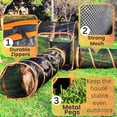 thumbnail image 4 of Portable Outdoor  Enclosure - Cube  Run with Tunnel for Indoor Cats, 4 of 5