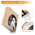 thumbnail image 5 of Yayeee Napkin Holder for Table Set of 2 Kitchen Paper Tissue Organization, Ghost Black Cat Pattern, 5 of 8