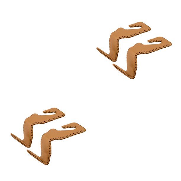 Riwesomey Colgador para respaldo de asiento de vehículo, ganchos universales para reposacabezas, bolso, ropa, chaqueta, bolsa, soporte de almacenamiento 2 uds beis 2piezas Riwesomey CBP312544