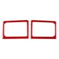 thumbnail image 2 of jiaping 2 Pieces Car Air Vent Frame Cover Sticker Carbon Fiber for Red, 2 of 9