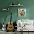 thumbnail image 2 of Stupell Industries Party Frog on Marble Yellow Daffodil Flowers Canvas Wall Art by Karen Weber Fine Art, 2 of 6