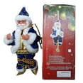 thumbnail image 1 of pitrice Electric Climbing Santa Doll Battery-Powered Holiday Figurine For Tree Decoration Santa Claus Musical Climbing Rope Blue, 1 of 6