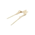 thumbnail image 2 of Vogacara Vajilla para ancianos discapacitados, tenedor a prueba de herrumbre, cuchara, estabilización de antivibración, palillos chinos masajeadores Palillos Vogacara CE013522-04B, 2 of 6