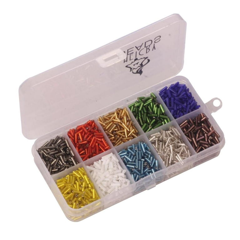 Funtopia Pony Beads for Jewelry Making, 48 Colors Plastic Beads