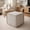 Brown Stripe, variant on Hampton Square Pouf Ottoman - Brown Stripe