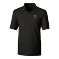 thumbnail image 2 of Men's Cutter & Buck  Black Texas A&M Aggies Vault Forge Pencil Stripe Stretch Polo, 2 of 3