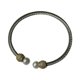 thumbnail image 1 of Brazalete de puño,Brazalete tipo brazalete de alambre trenzado,Pulsera de puño,joya decorativa,regalo para mujer,Pulsera de puño de dos tonos de oro y plata mixta,Brazalete de moda de, 1 of 9