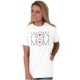 thumbnail image 5 of Wow Mom Cute Mothers Day Hearts Women's Graphic T Shirt Tees Brisco Brands S, 5 of 5