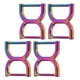 thumbnail image 5 of Anillos dobles en D, 4 piezas Anillos dobles en D Hebilla ajustable Anillos artesanales Características de vanguardia, 5 of 12