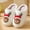 Red, variant on Boys and Girls Slippers Unisex Christmas Reindeer Embroidered Slipper Anti- House Shoes (Red 7-9 Years)