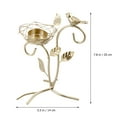 thumbnail image 2 of unbranded Candlestick Decorativo Dorado Con Base Plana Y Estilo Para Hogar Y Oficina, 2 of 5