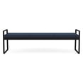 thumbnail image 4 of Gansett Reception Waiting Room Steel 3-Seat Bench / Black Steel / Blue, 4 of 5