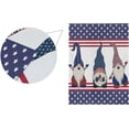 thumbnail image 3 of American Flag Gnome Independence Day 4th of July Burlap Garden Flag Double Sided,House Yard Flags,Holiday Seasonal Outdoor Decorative Flag 28x40 Gift, 3 of 6