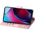 thumbnail image 3 of Compatible with Motorola Moto G Stylus 5G 2022 Wallet Case for Women, Leather Flip Folio with Kickstand Magnetic Card Holder Protective Case for Moto G Stylus 5G 2022 Butterfly Rose Gold SD, 3 of 13