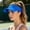 Blue, variant on Rove Studio Women's Athletic Sun Visor, UPF 50+ Breathable Sun Hats for Women for Tennis, Running & Sports Black One Size