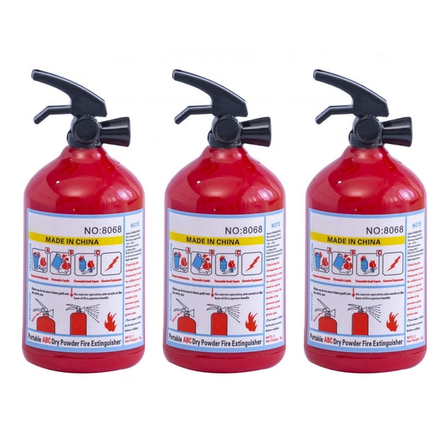 Fire Extinguisher Shaped Pencil Sharpener Set Novelty Craft Stationery Items for Students School Classroom Use 3PCS