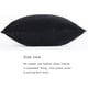 thumbnail image 3 of Fundas decorativas para almohadas lumbares pequeñas, fundas de cojines de terciopelo, 18 x 18, juego de 2, color negro, 3 of 6