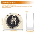 thumbnail image 4 of Yayeee Napkin Holder for Table Kitchen Paper Tissue Organization, Beige Astronaut Space, 4 of 8