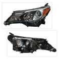 thumbnail image 2 of For 2013 2014 2015 Toyota RAV-4 Halogen Headlight, Headlights Assembly Headlights Replacement Headlamp Headlights Set - Passenger And Driver Side Direct-Fit Replacement (Left Driver Side), 2 of 11