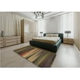 thumbnail image 5 of Ahgly Company Machine Washable Indoor Square Transitional Copper Brown Area Rugs, 3' Square, 5 of 7
