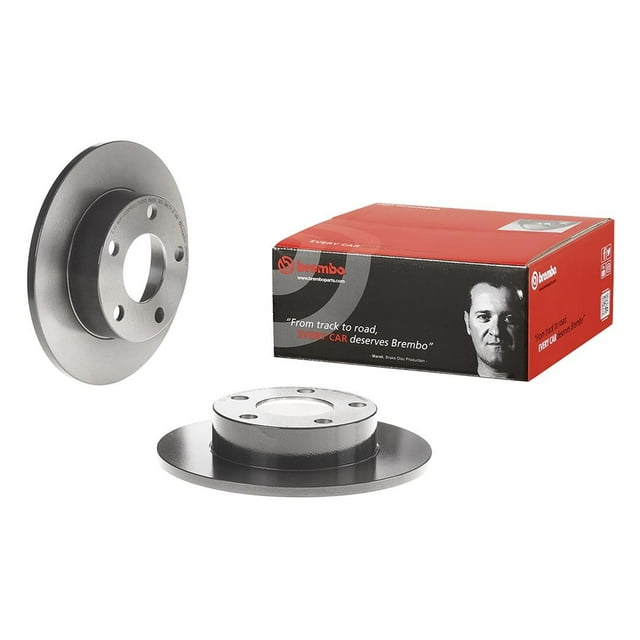 Brembo Brake Rotor 08840811C02 Solid; One Piece Design; Wheel Bolt Pattern 5 x 112 Millimeter; 135.8 Millimeter Hat Inside Diameter; 88 Millimeter Hub Diameter; Gray Cast Iron; Single