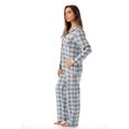 thumbnail image 2 of Just Love Long Sleeve Flannel Pajama Sets for Women 6760-10359-PNK-XL (Grey, X-Large), 2 of 3