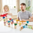 thumbnail image 4 of Hape Marble Run DIY Wood Building Racetrack, 81 Pieces, 4 of 7