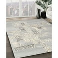 thumbnail image 2 of Ahgly Company Indoor Rectangle Contemporary Dark Gray Abstract Area Rugs, 6' x 9', 2 of 6