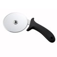 thumbnail image 1 of Winco PPC-4 4" Pizza Cutter w/ Black Plastic Handle, Stainless Steel, 1 of 1