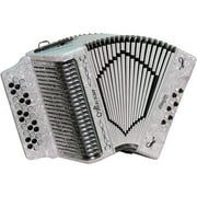 Alacran Accordion with case and straps White Fa/FBE White Fa/FBE