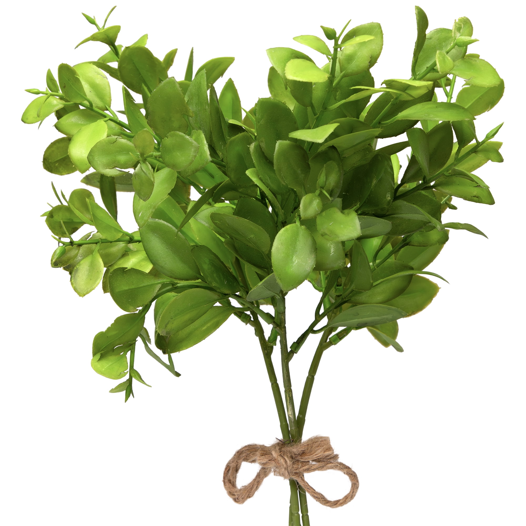 Northlight Japanese Boxwood Leaf Artificial Bundles - 15" - Set of 6