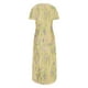 thumbnail image 3 of Vestidos de Verano de Mujer Casual Cuello Redondo Bolsillos de Manga Corta Impresión Vestido Largo, Vestido Ligero de Poliéster para Diario, Fiesta Y Primavera, 3 of 6