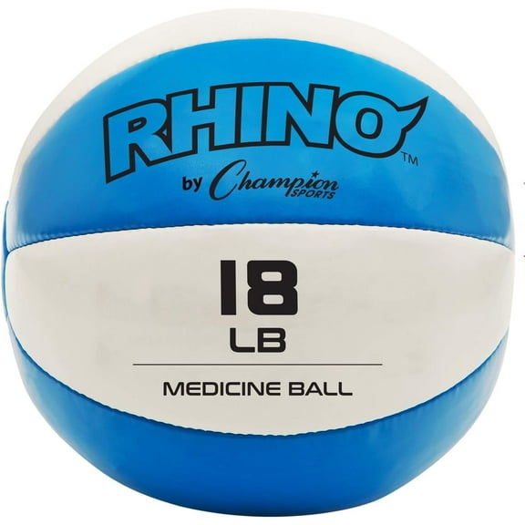 Champion Sports Leather Medicine Ball, Multiple Sizes