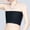 Black, variant on Pitauce Women's Compression Chest Binder Sleeveless Tops Solid Color Crop Tube Tops Breathable Fitness Binder Corset Tube Tops