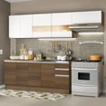 thumbnail image 2 of Cocina Integral MADESA Marcela 280cm Marrón/Blanco, 2 of 10