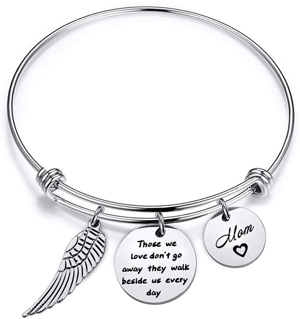 SYMPATHY BRACELET You are always in my heart Remembrance Bracelet Sympathy Gift Mother In memory of Mom Memorial Bracelet Loss of mom