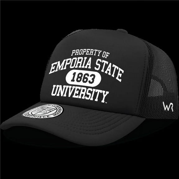W Republic 1027-423-BLK Emporia State University Hornets Property of College Caps, Black