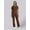 French Roast, variant on Ultimate Women’s Antimicrobial Drawstring Straight Leg Scrub Jumpsuit, Sizes XS–2XL