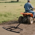 thumbnail image 4 of Gymax 66'' Wide Driveway Drag Tow-Behind Leveling Rake w/Reinforced Bars for ATV/UTV, 4 of 10