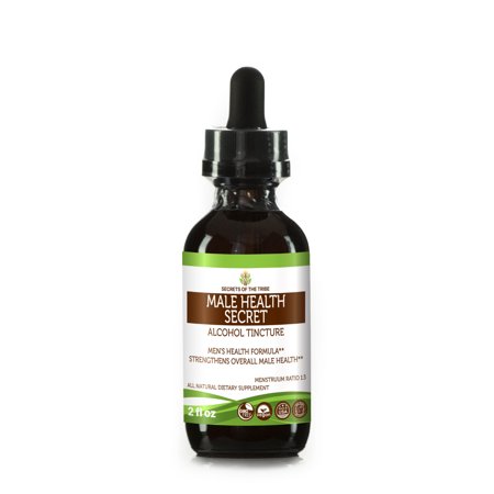 Eleuthero Alcohol - Male Health Secret {Male Health Care} Tincture Alcohol Extract (Eleuthero Root Siberian Ginseng, Catuaba Bark, Barrenwort Leaf - Horny goat weed, Muira Puama Bark,Saw Palmetto Berry) 2 oz