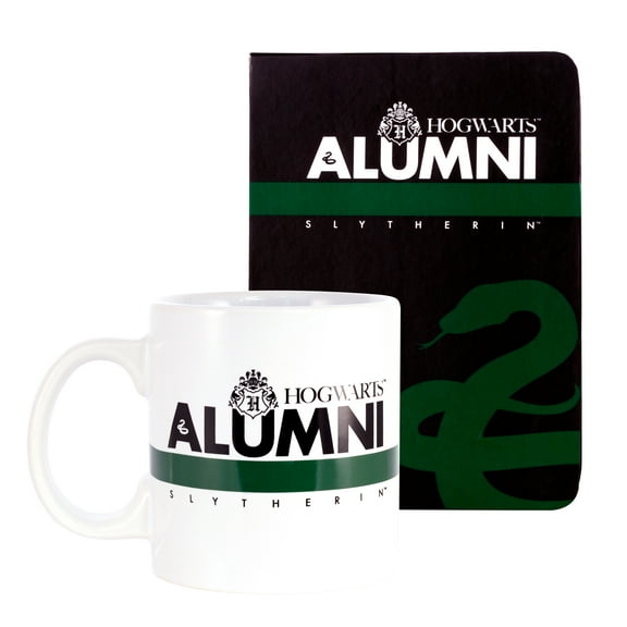 Harry Potter Slytherin Alumni Gift Set - Includes Journal and Ceramic Mug (20 oz)