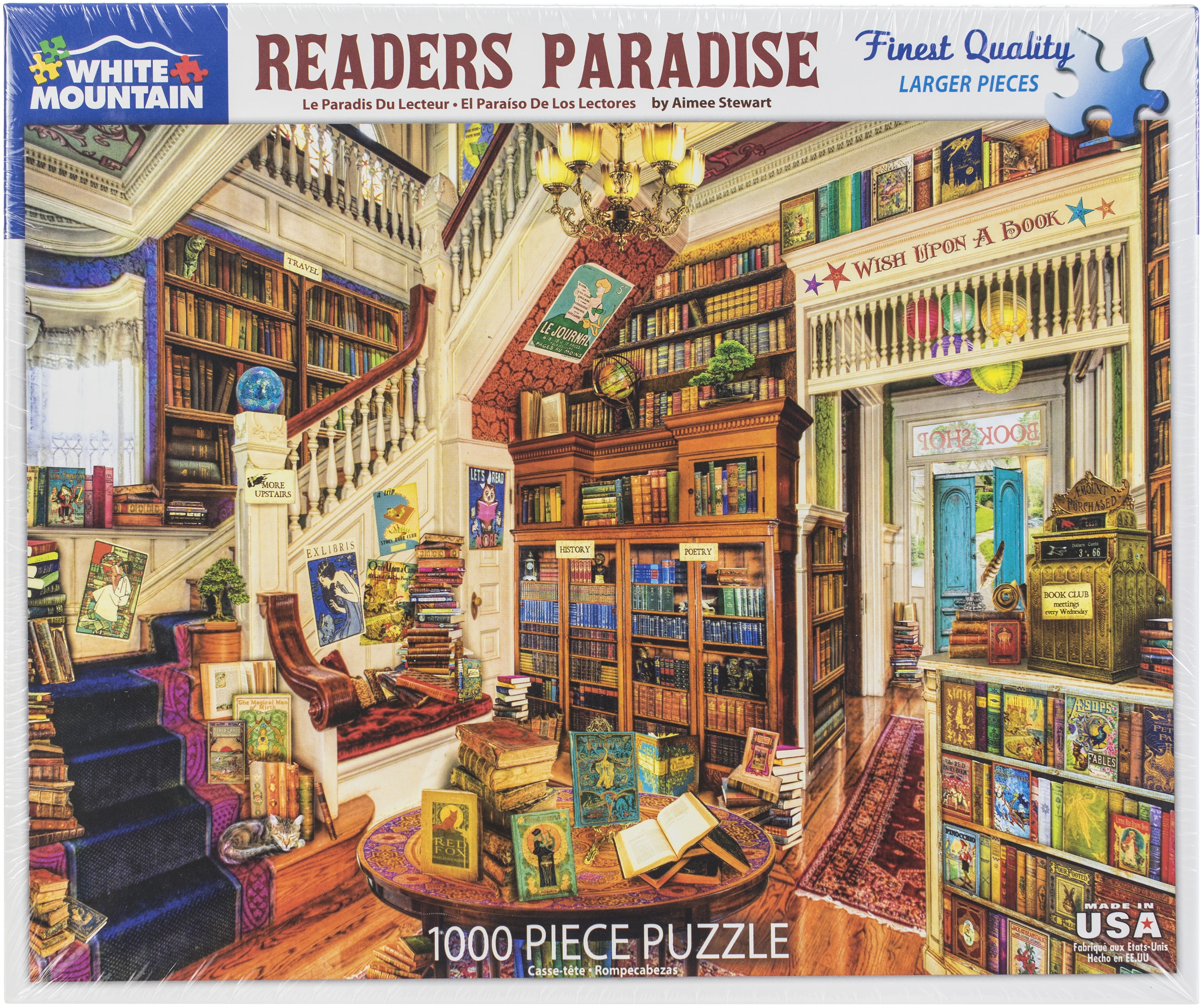 Jigsaw Puzzle 1000 Pieces 24 X30 Readers Paradise Walmart Canada